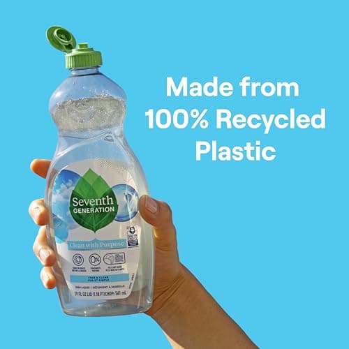 Seventh Generation Dish Liquid Soap Free & Clear liquid soap Pack of 6 Dishwashing Soap Dish Soap for sensitive skin 19 oz thumbnail 7