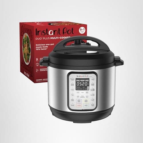 Instant Pot Duo Plus 9-in-1 Multicooker, Pressure Cooker, Slow Cook, Rice Maker, Steamer, Sauté, Yogurt, Warmer & Sterilizer, Includes App with Over 800 Recipes, Stainless Steel, 6 thumbnail 13