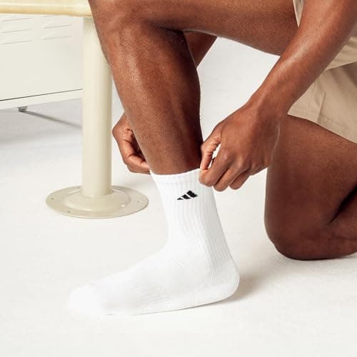 Calcetines Atléticos adidas Crew Acolchados para Hombre (6 Pares)