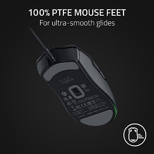 Miniatura de Mouse Gamer Razer Cobra Alámbrico, Switches Ópticos Gen-3, 58g, Negro 7