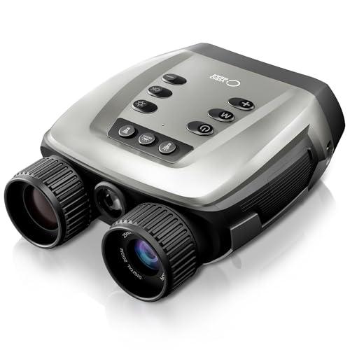 VisioGear Night Vision Binoculars - Night Thunder X3 4K Night Vision Goggles for Adults, AI Color Mode, 2000ft Range, 5000mAh Battery, 32GB Card for Camping & Security