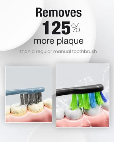 7AM2M Sonic Electric Toothbrush for Adults,Type-C Charging Run for 120 Days