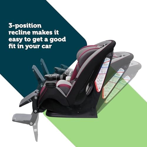 Safety 1st Grow and Go Extend ‘n Ride LX All-in-One Convertible Car Seat, Black Pepper thumbnail 7