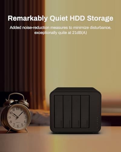 TERRAMASTER D4-320 External Hard Drive Enclosure - 4bay USB 3.2 Gen2 10Gbps Type-C USB Storage Hot Swappable Plug and Play (Diskless) thumbnail 7