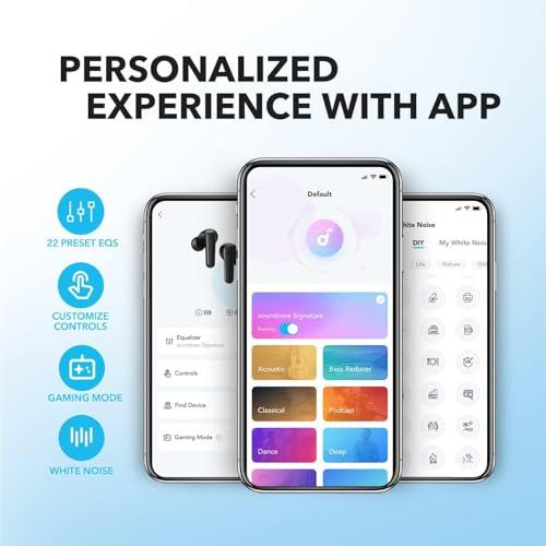 Miniatura de Audífonos Soundcore P20i TWS: Bajo Potente, 30H Bat., Llamadas AI, Personalizables 3