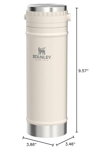 STANLEY Travel Mug with Integrated French Press 16 oz | 5 Minute Brew, 4 Hours Hot, Leakproof Lid | Mesh Filter for Coffee Grounds | Insulated Stainless Steel Coffee Maker | BPA-Fr