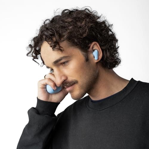 Skullcandy Smokin’ Buds Wireless Earbuds, Bluetooth Headphones, Noise Isolating Fit, Up to 20 Hours Battery, IPX4 Sweat and Water Resistant, Microphone for iPhone Android - Preppy 