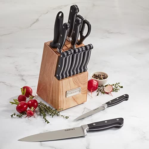 Cuisinart C77TR-16P Triple Rivet Collection 16-Piece Cutlery Block Set, Stainless Steel thumbnail 6