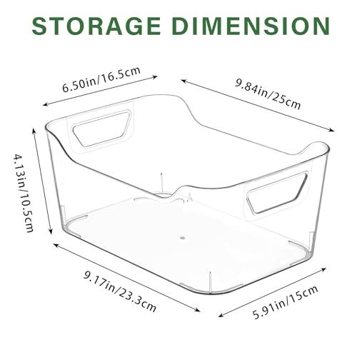 Miniatura de AntStep: Paquete de 12 Contenedores Organizadores Transparentes con Asa 4
