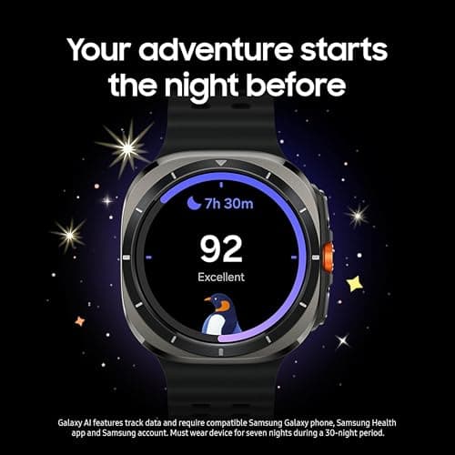 Samsung Galaxy Watch Ultra (2025) 47mm LTE Smartwatch, Titanium Casing, Advanced Sleep Coaching, Running Coach, Energy Score, Heart Rate Tracking, GPS, Titanium White [US Version,  thumbnail 3