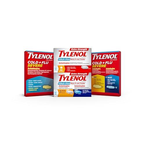 Miniatura de Tylenol Resfriado + Gripe Severo Día y Noche, Alivio Multísíntomas, 24 cápsulas 6