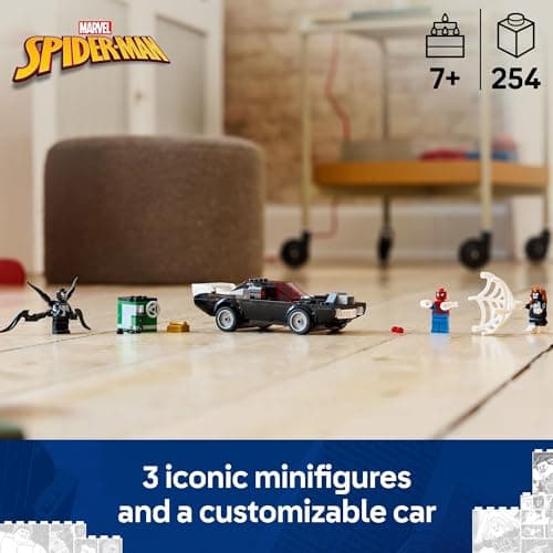 Miniatura de Set de construcción LEGO Marvel Spider-Man vs. Venom Muscle Car 2