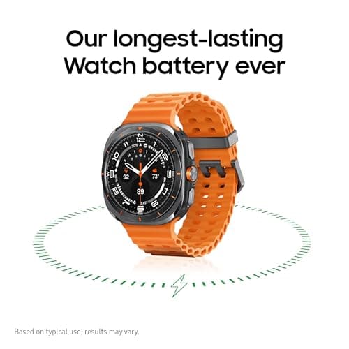 Samsung Galaxy Watch Ultra (2025) 47mm LTE Smartwatch, Titanium Casing, Advanced Sleep Coaching, Running Coach, Energy Score, Heart Rate Tracking, GPS, Titanium White [US Version,  thumbnail 2