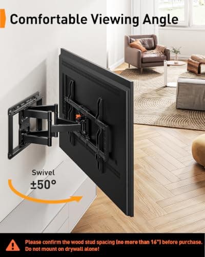 Soporte de pared articulado Perlegear para TV de 42-90" hasta 60 kg