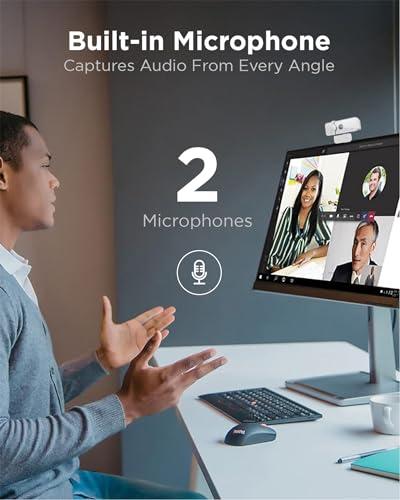 Miniatura de Cámara Web Lenovo 300 FHD 1080p: Gran Angular, Giro 360°, Mics Duales y Privacidad 4