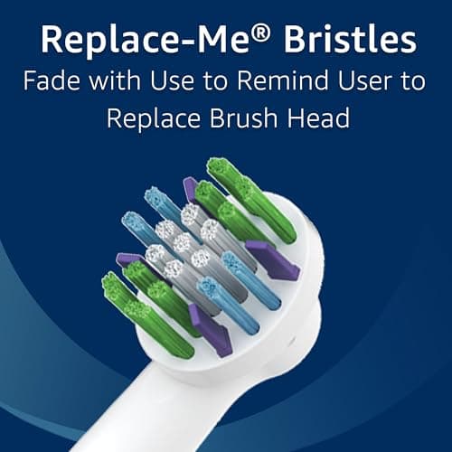 Amazon Basics Power Rechargeable Electric Toothbrush with EasyFlex Brush Heads, Bacteria Defense and Replace-Me Bristles, 2-Minute Quadrant Timer thumbnail 7
