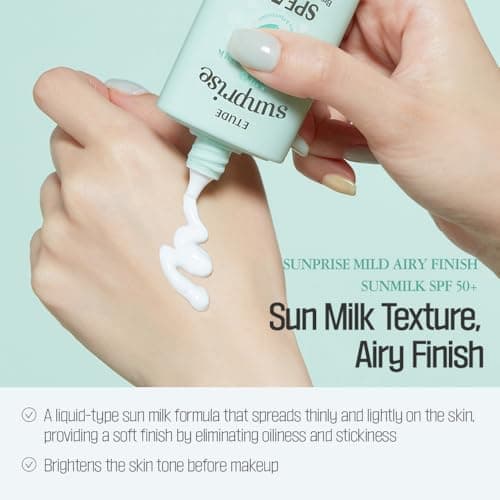 Bloqueador ETUDE Sunprise SPF 50+ PA++++ | Mineral, No Graso, Larga Duración