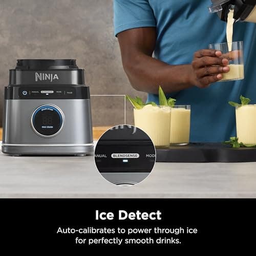 Licuadora Ninja Detect Power Blender Pro 1800W, BlendSense, 72 oz