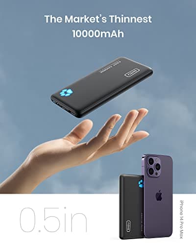 Miniatura de Power Bank INIU 10000mAh Ultra Delgado con Carga Rápida USB C 5