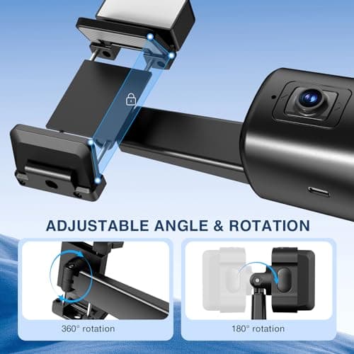 Miniatura de Tripie Inteligente con Seguimiento Facial Automático 360° para Celular 4