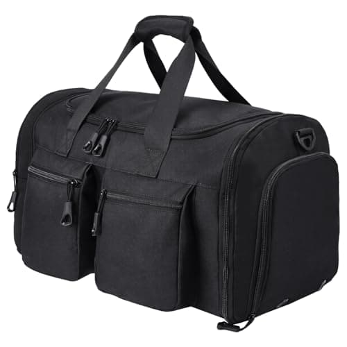 HILOMON Mens Duffle Bag 45L Expandable GYM Bags Carry-on Travel Bag