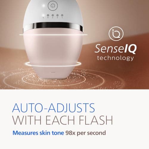 Philips Lumea IPL — Salon-like Laser Hair Removal, Permanent Hair Reduction Device At Home for Body & Facial Hair Removal for Women with Unique UV Filter for Face — 5 Settings, Ski thumbnail 6