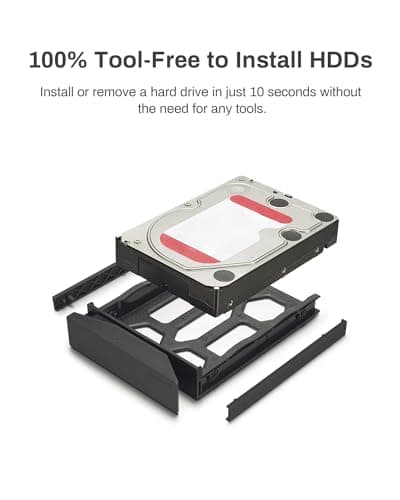 TERRAMASTER D4-320 External Hard Drive Enclosure - 4bay USB 3.2 Gen2 10Gbps Type-C USB Storage Hot Swappable Plug and Play (Diskless) thumbnail 5