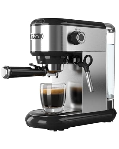 Miniatura de Cafetera Espresso HBN de 20 Bares con Espumador de Leche 8