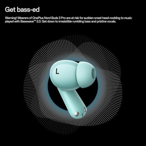 OnePlus Nord Buds 3 Pro, Wireless Bluetooth Earbuds, Noise Canceling Earbuds, Deep Bass, Immersive Sound, Up to 44 Hour Playtime with Charging case, Starry Black thumbnail 3