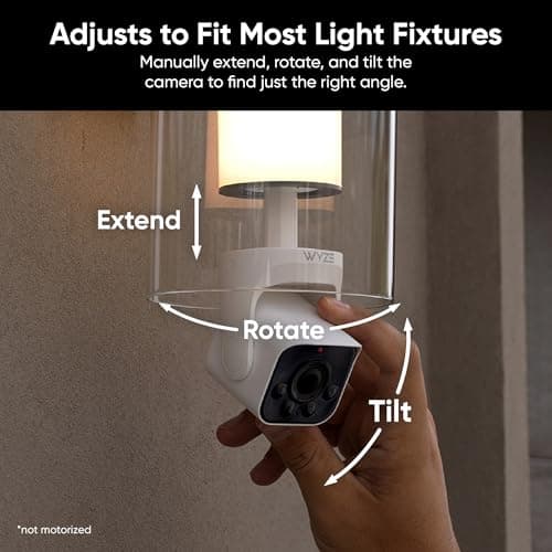 WYZE Bulb Cam - 2K HD Smart Light Bulb Security Camera with Color Night Vision, 800-Lumen Dimmable LED, 160° Wide View, Motion Detection & Siren, E26 Socket, Alexa/Google/IFTTT thumbnail 8