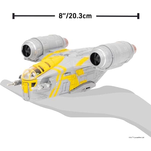 Star Wars™ Micro Galaxy Squadron Razor Crest - 7-inch Vehicle with 1-Inch Micro Figure Accessory thumbnail 5