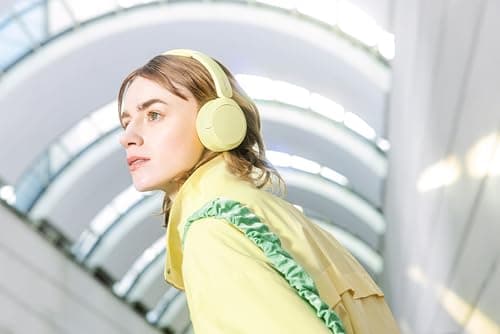 Sony WH-CH520 Wireless Headphones Bluetooth On-Ear Headset with Microphone and up to 50 Hours Battery Life with Quick Charging, Butter Yellow thumbnail 9