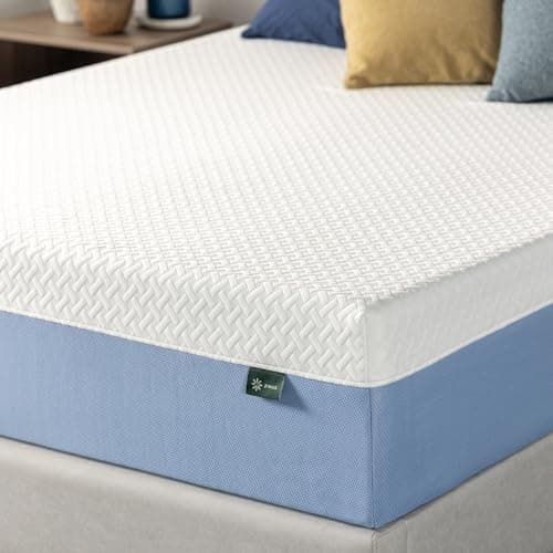 Zinus 10 Inch Queen Cooling Essential Memory Foam Mattress [NewVersion], Fiberglass Free, Medium Feel, Breathable Cooling Layers, Certified Safe Materials