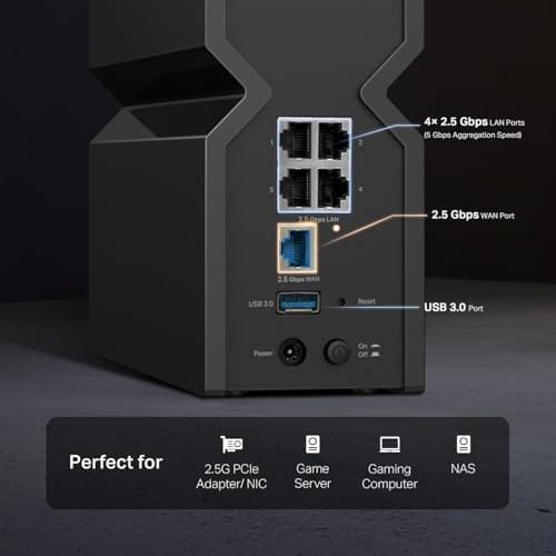 TP-Link Tri-Band BE9300 WiFi 7 Router (Archer BE550) – 6-Stream, Full 2.5G Ports, 6 Internal Antennas, Up to 2,000 sq. ft., EasyMesh Expansion, VPN thumbnail 7