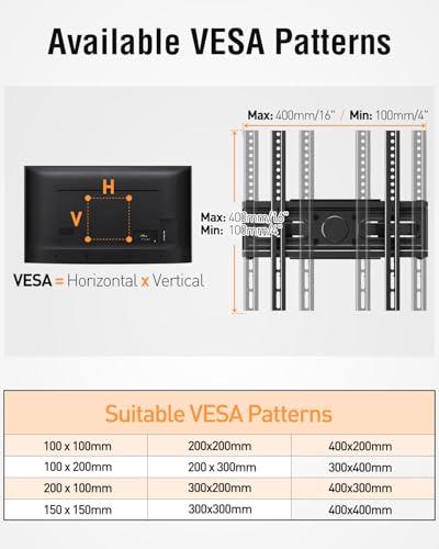 Soporte de Pared EconoMe para TV de 26-65", Movimiento Completo y Robusto