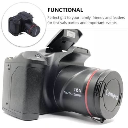 HD 720P Digital Camera with Wide-Angle Lens Small Cameras for Photography | Shakeproof Vlogging Camera Support 16x Digital Zoom Cool Gifts for Beginners Photography Lover Friends Family thumbnail 3