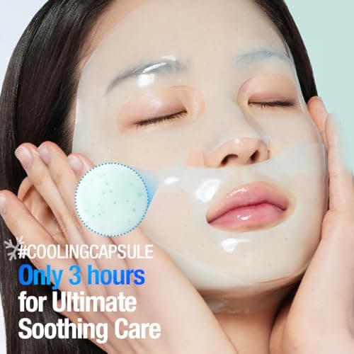 GOODAL Heartleaf Hyaluron Gel Mask, Cooling, Soothing, Sheet Mask with Hyaluronic Acid & Vegan Collagen, Overnight Hydrating Gel Essence for Pore & Skin Barrier Care [5EA] thumbnail 4
