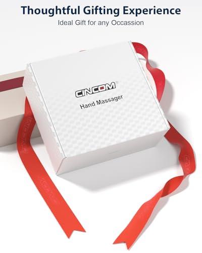 Miniatura de CINCOM Masajeador de Manos con Calor y Compresión (Azul) - Alivia Artritis y Dolor 6