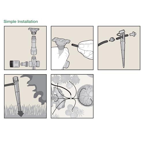 Miniatura de Rain Bird SWDMSPKIT: Kit de Riego por Goteo Localizado con Estaca y Emisores 10