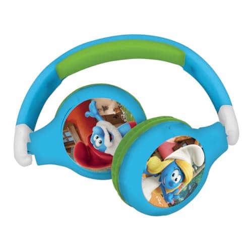 Audífonos LEXiBOOK Los Pitufos 2 en 1 Bluetooth/Alámbricos con Micrófono