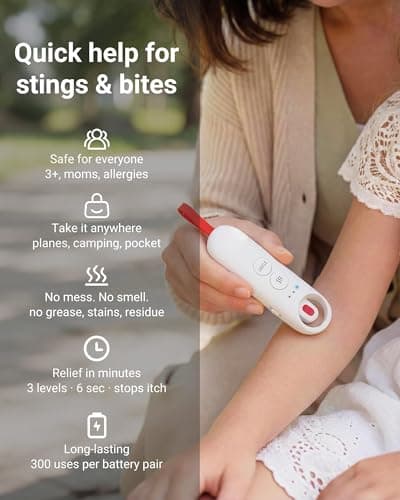 Miniatura de iHealth D-Itch Stick: Alivio Rápido para Piquetes con 3 Modos de Calor, Seguro para Niños y Portátil 2
