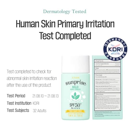 Bloqueador ETUDE Sunprise SPF 50+ PA++++ | Mineral, No Graso, Larga Duración