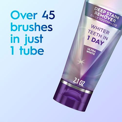 Crest 3DWhite Brilliance Deep Stain Remover Ultra White Toothpaste - 2.1oz thumbnail 7