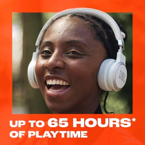 JBL Live 670NC - Wireless On-Ear Headphones with Adaptive Noise Cancelling with Smart Ambient, Up to 65H Battery Life with Speed Charge, Lightweight, Comfortable and Foldable Desig thumbnail 3