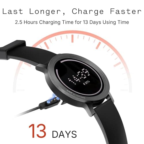 CMF BY Nothing Watch 3 Pro Smart Watch for Men Women, Bluetooth Call AI Energy Score, 1.43” Heart Rate Tracking, Sleep Monitor, GPS & 130 Sport Modes, Fitness Tracker for Android iOS, IP68 Dark Grey