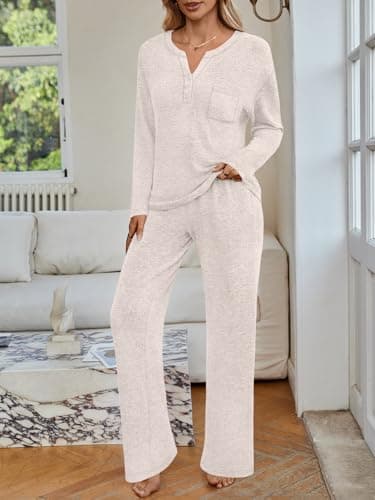 Miniatura de LILLUSORY Womens 2 Piece Lounge Sets Fall Outfits Airport Travel Sweatsuits 2