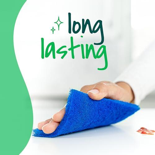 Scotch-Brite Zero Scratch Scouring Pad, Effective + Gentle Dish Scrubber for Household Cleaning, 20 Scrub Pads for Dishes, Nonstick Pots and Pans, Glass, Tubs, Showers, Reusable &  thumbnail 4