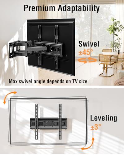 Soporte de Pared EconoMe para TV de 26-65", Movimiento Completo y Robusto