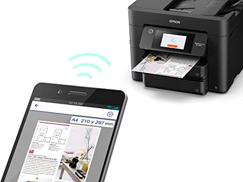 Epson Workforce Pro WF-4834 Wireless All-in-One Printer with Auto 2-Sided Print Copy, Scan and Fax, 50-Page ADF, 500-sheet Paper Capacity, 4.3" Color Touchscreen thumbnail 5