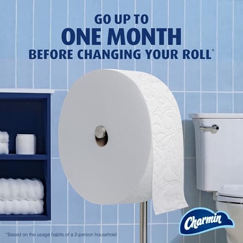 Charmin Toilet Paper Ultra Soft, Forever Roll Starter Kit, 1 Holder, 2 Rolls, 2-ply Bath Tissue thumbnail 2